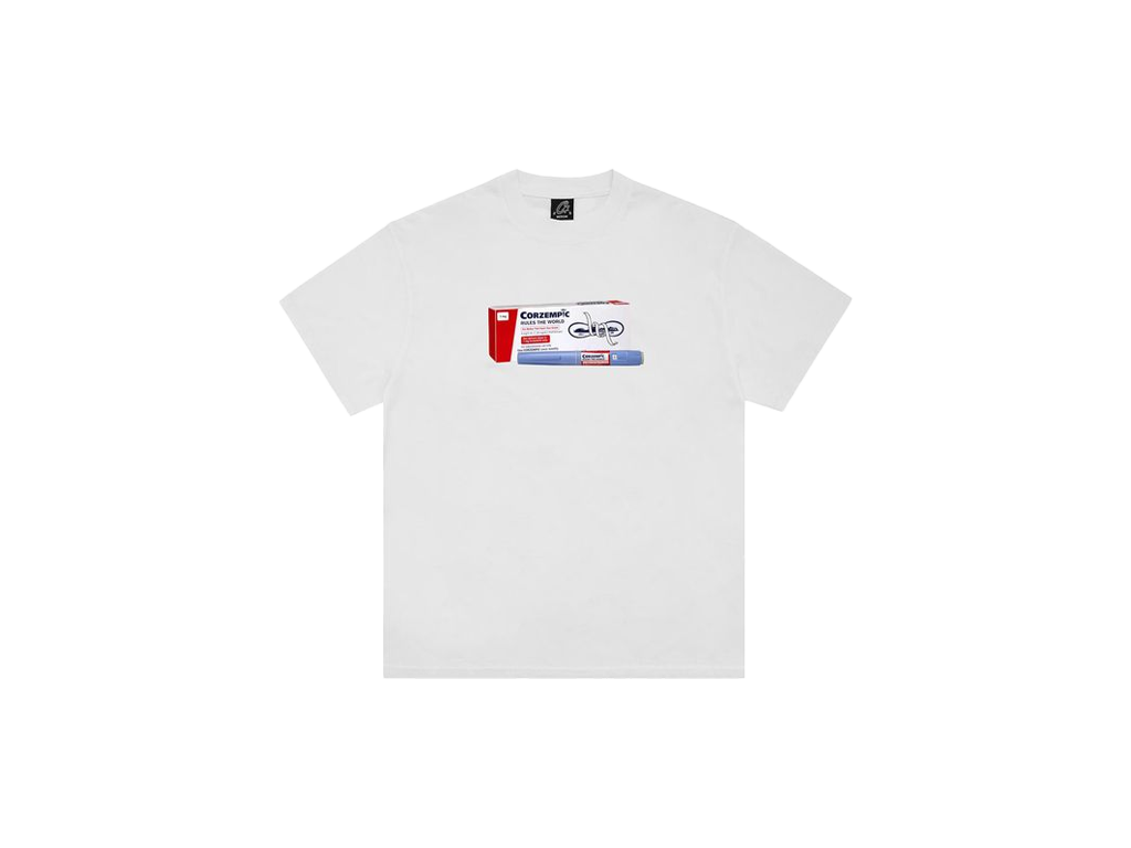 Corteiz Corzempic Tee White-Corteiz-pikastore.cz