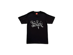 Corteiz Rtw Allstarz Skydiver T-Shirt Black