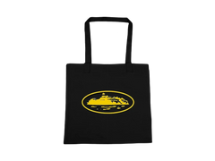 Corteiz Alcatraz Tote Bag Black Yellow