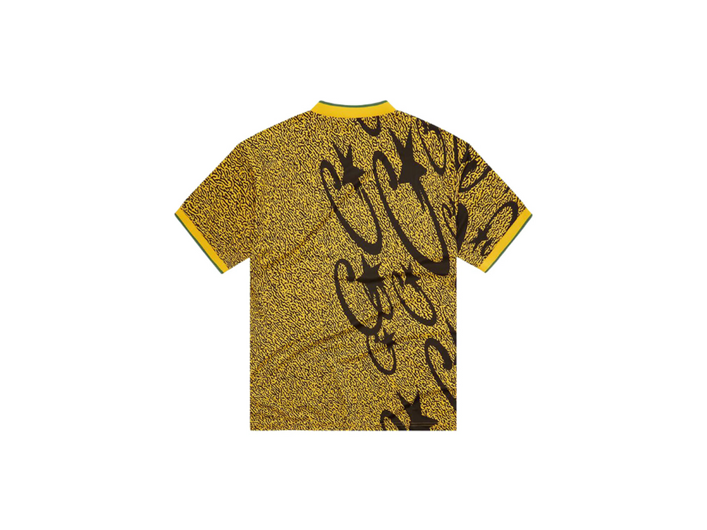 Corteiz Carni Stellations Football Jersey Yellow-Corteiz-pikastore.cz
