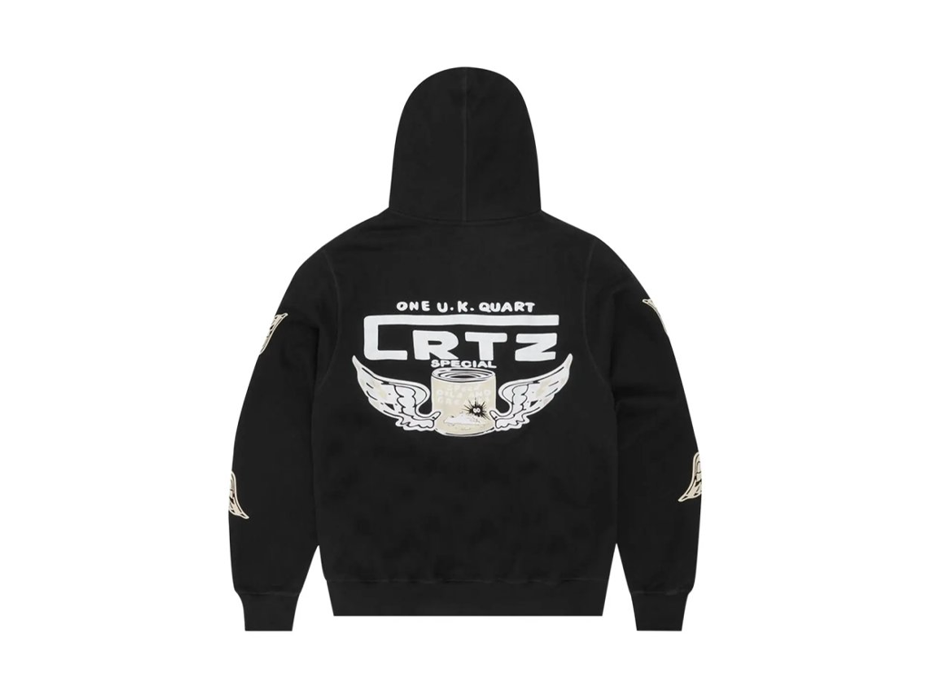 Corteiz Gasolina Double Zip Hoodie Black-Corteiz-pikastore.cz