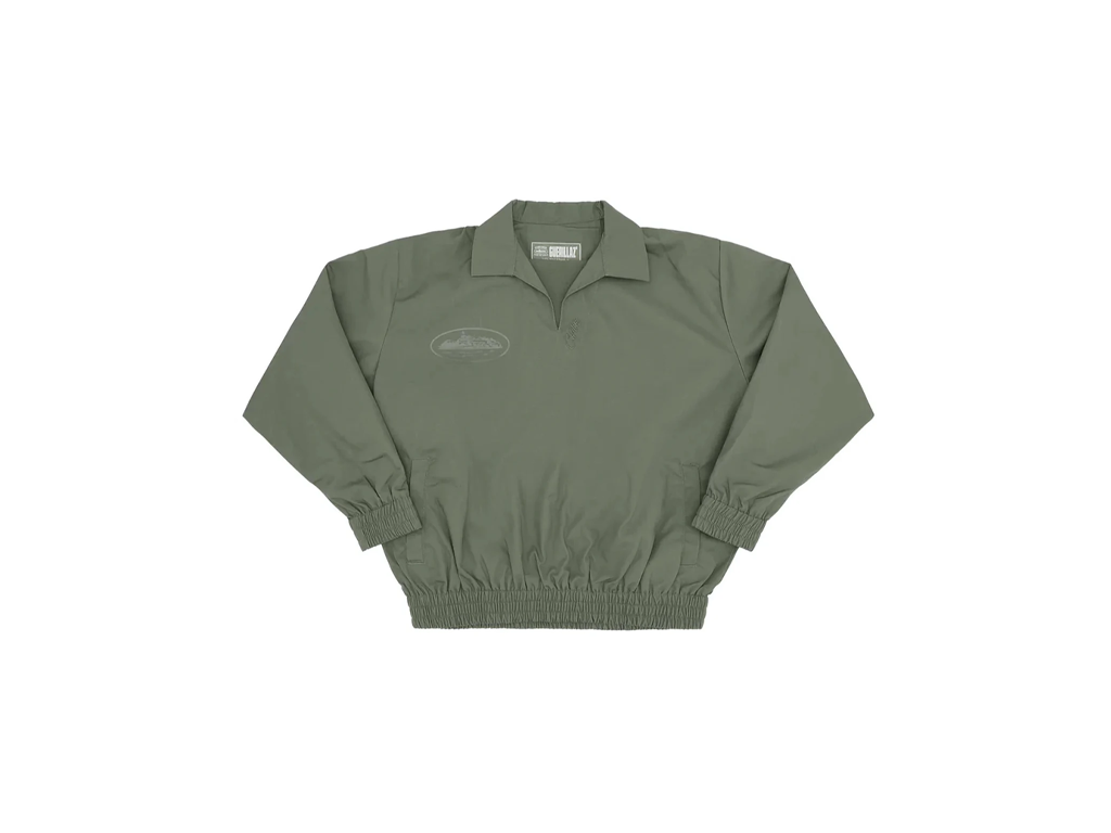 Corteiz Guerillaz Drilltop Tonal Khaki-Corteiz-pikastore.cz