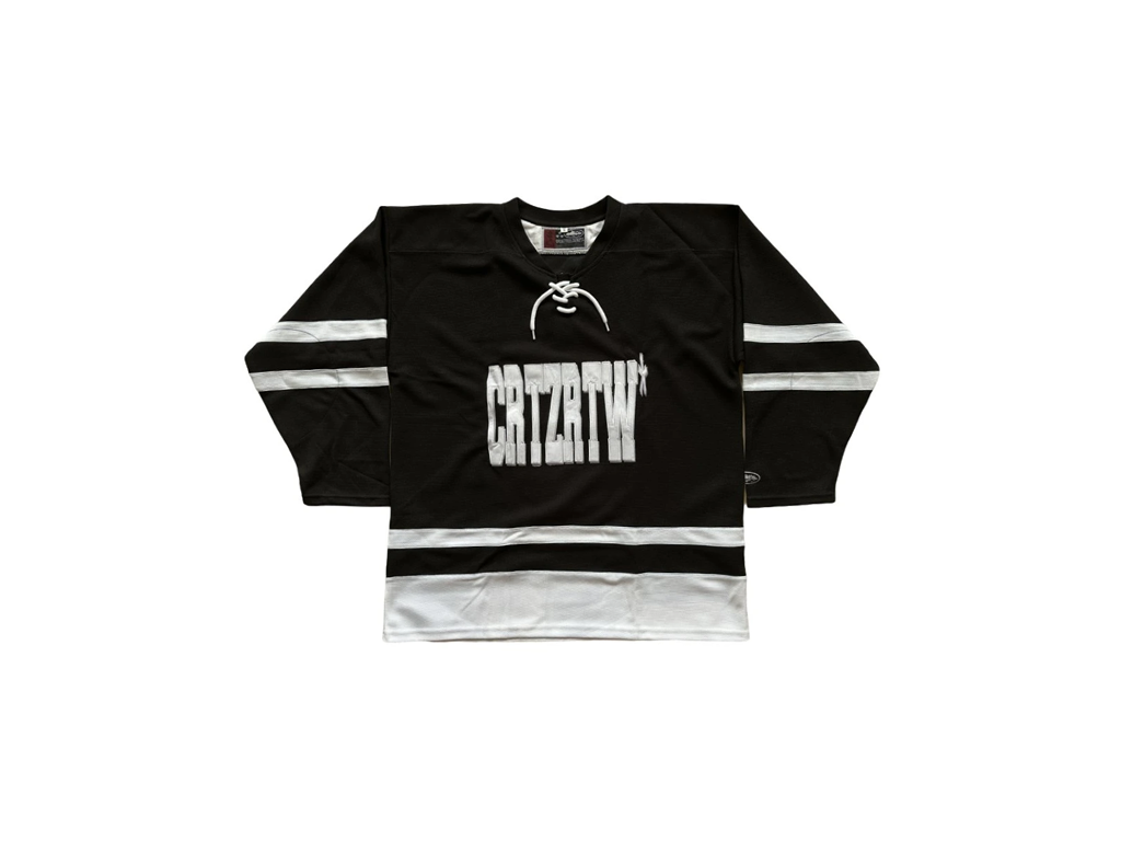 Corteiz Hockey Jersey Bun Da Rest Black White-Corteiz-pikastore.cz