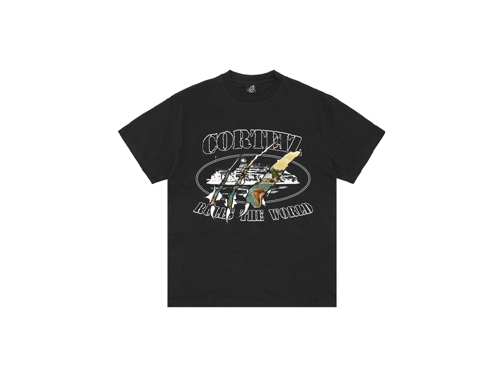 Corteiz Narnia Rip Tee *New Blank* Black-Corteiz-pikastore.cz