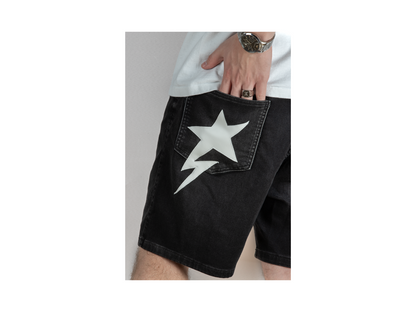 Custom Black Star Shorts