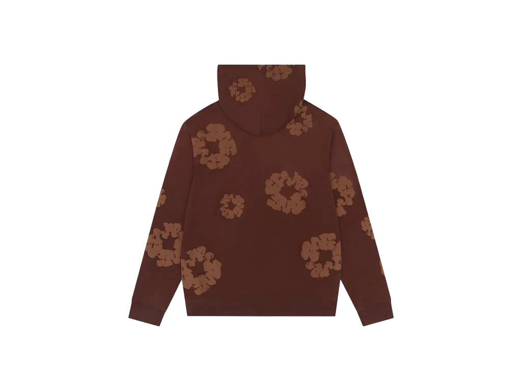 Denim Tears Mono Cotton Wreath Hoodie Brown-Denim Tears-pikastore.cz