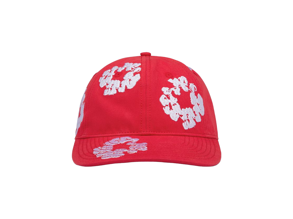 Denim Tears The Cotton Wreath Cap Red-Denim Tears-pikastore.cz