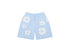 Denim Tears The Cotton Wreath Sweatshorts Powder Blue-Denim Tears-pikastore.cz