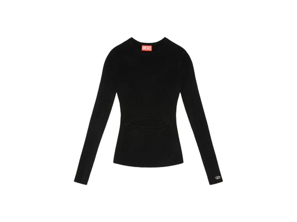 Diesel Svetr M-Peris Knitwear Black-Diesel-pikastore.cz