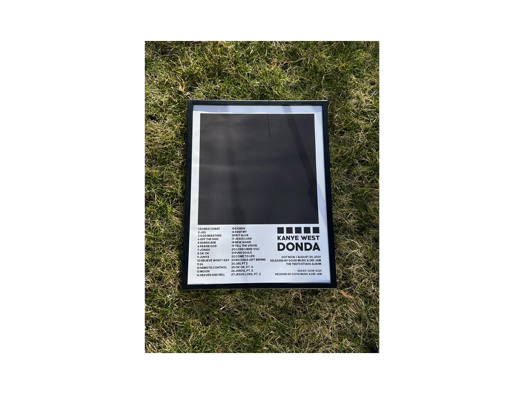 Donda, Kanye West - A3 Album Print