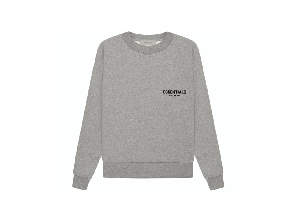 Fear of God Essentials Crewneck S22 Dark Oatmeal - PIKASTORE-Fear of God-pikastore.cz