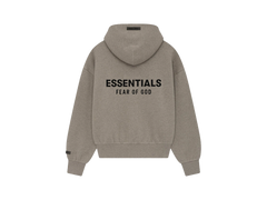 Fear of God Essentials S25 Zip-Up Hoodie Homestead Heather - PIKASTORE
