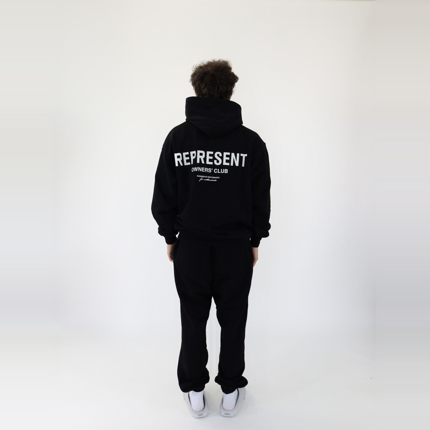Represent Owners Club Hoodie + Sweatpants Black - SET-Bundle-Represent-pikastore.cz