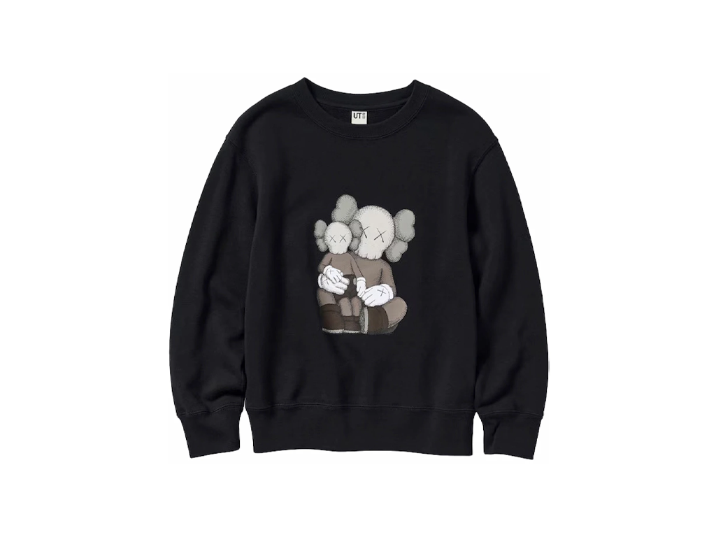 KAWS x Uniqlo Longsleeve Sweatshirt Black