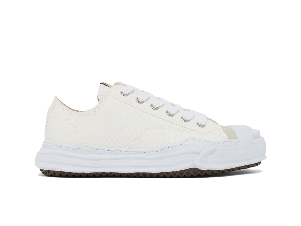 Maison Mihara Yasuhiro Hank OG Sole Canvas Low White – baskets – photo 3 sur 3