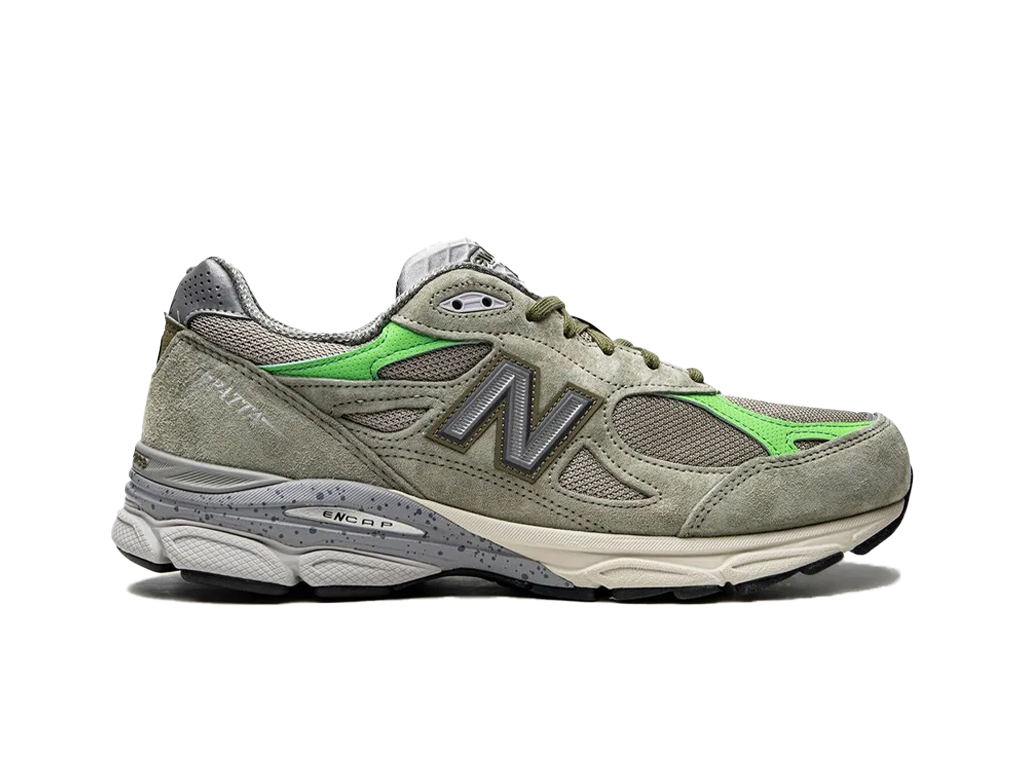 New Balance Patta x 990v3 Made in USA Light Olive-New Balance-pikastore.cz