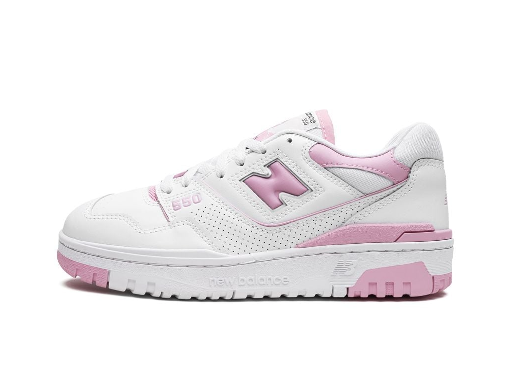 New Balance 550 White Bubblegum Pink (Women's)-sneakers-New Balance-pikastore.cz