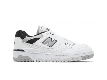 New Balance 550 White Concrete Black