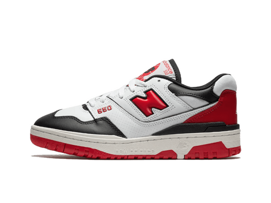 New Balance 550 bijelo crveno crno