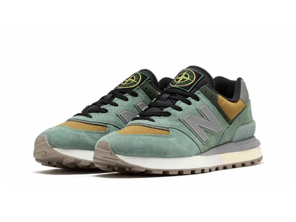 New Balance 574 Legacy Stone Island Light Green-New Balance-pikastore.cz