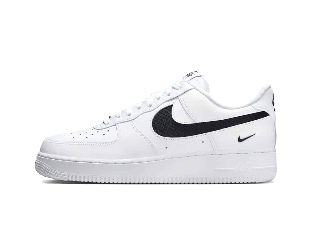 Nike Air Force 1 Low Ripstop Swoosh White Black-Nike-pikastore.cz