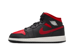 Nike Air Jordan 1 Mid GS Bred Twist