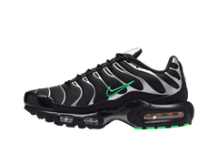 Nike Air Max Plus GS Black Silver Green Strike