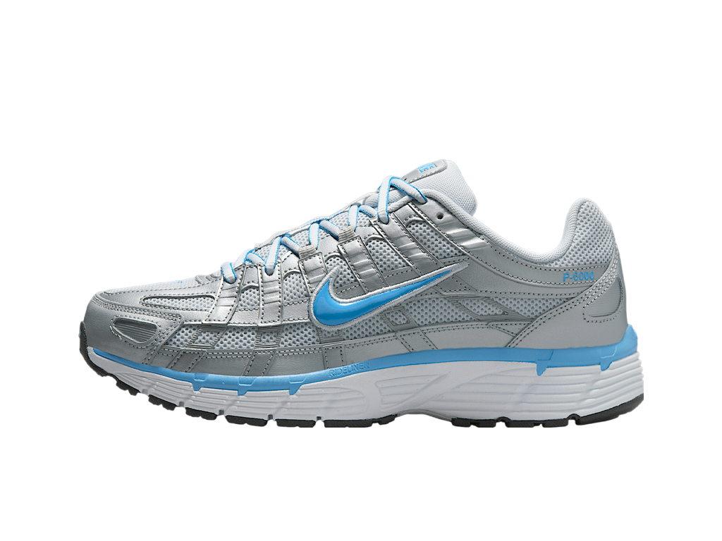 Nike P-6000 Metallic Platinum University Blue