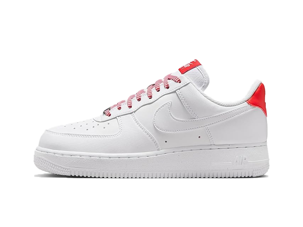 Nike Wmns Air Force 1 07 Patterned Red Laces-Nike-pikastore.cz