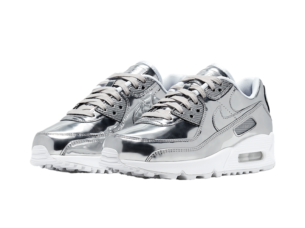 Nike Wmns Air Max 90 Metallic Pack - Chrome – tenisky – fotka 2 z 5