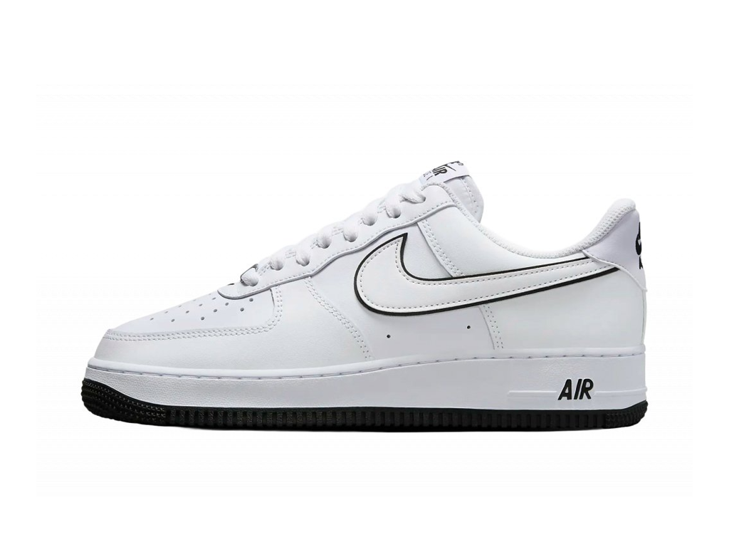 Nike Air Force 1 '07 Low White Black Outline Swoosh-sneakers-Nike-pikastore.cz