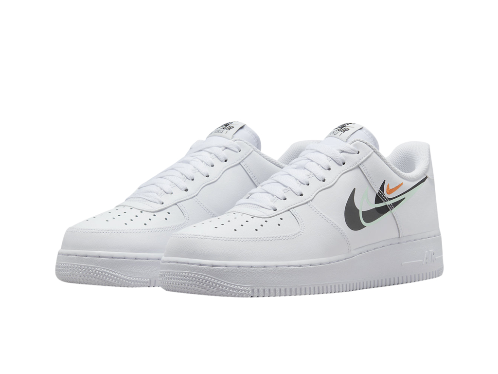 Nike Air Force 1 07 Multi Swoosh - White Black-Nike-pikastore.cz