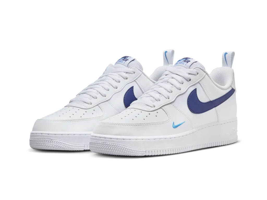 Nike Air Force 1 07 White Deep Royal Blue-Nike-pikastore.cz