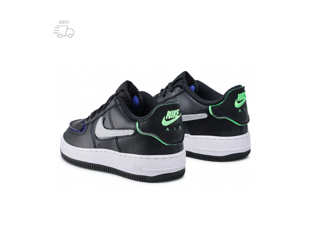 Nike Air Force 1/1 Low AF1 Mix Black (GS)-sneakers-Nike-pikastore.cz