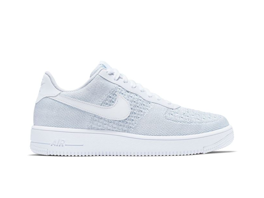Nike Air Force 1 Flyknit 2 White Pure Platinum-sneakers-Nike-pikastore.cz