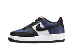 Nike Air Force 1 GS Midnight Navy Black Mesh