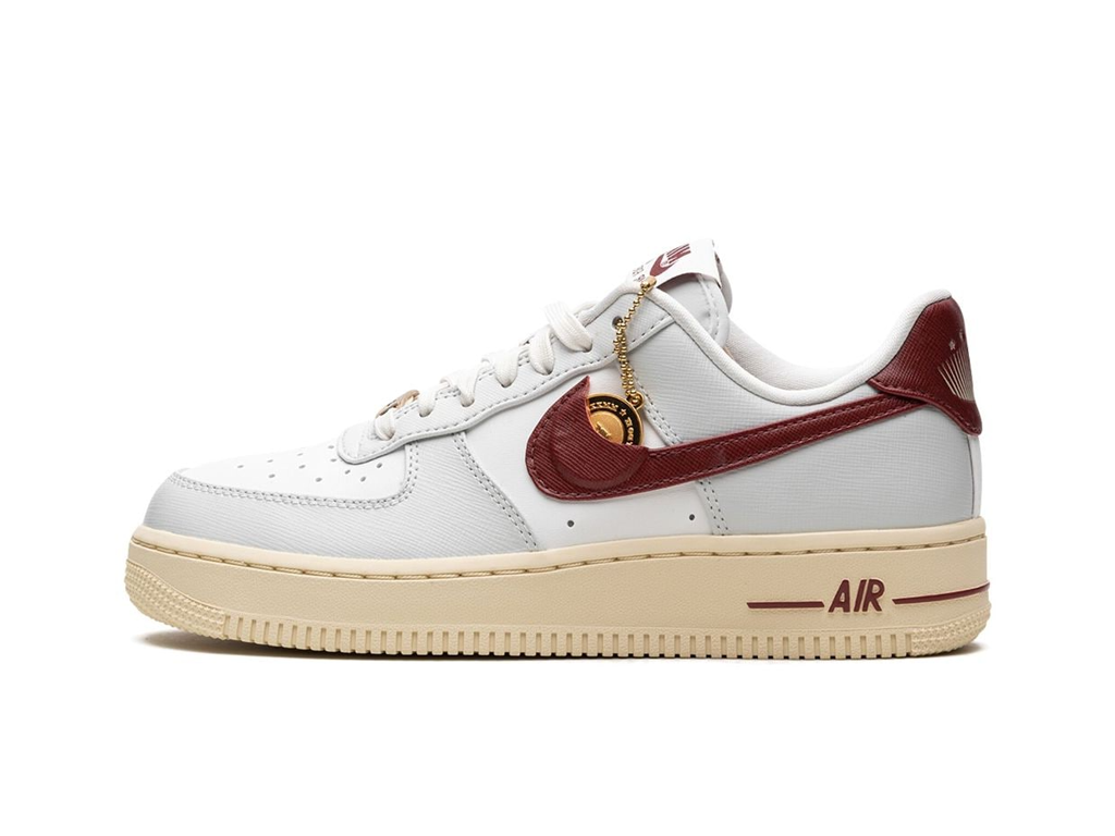 Nike Air Force 1 Low '07 SE Just Do It Photon Dust Team Red (Women's)-sneakers-Nike-pikastore.cz