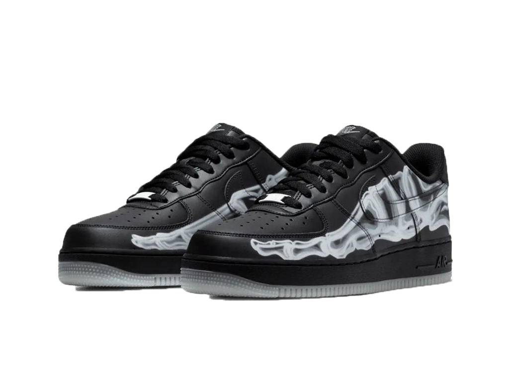 Nike Air Force 1 Low Black Skeleton Halloween (2019)-sneakers-Nike-pikastore.cz