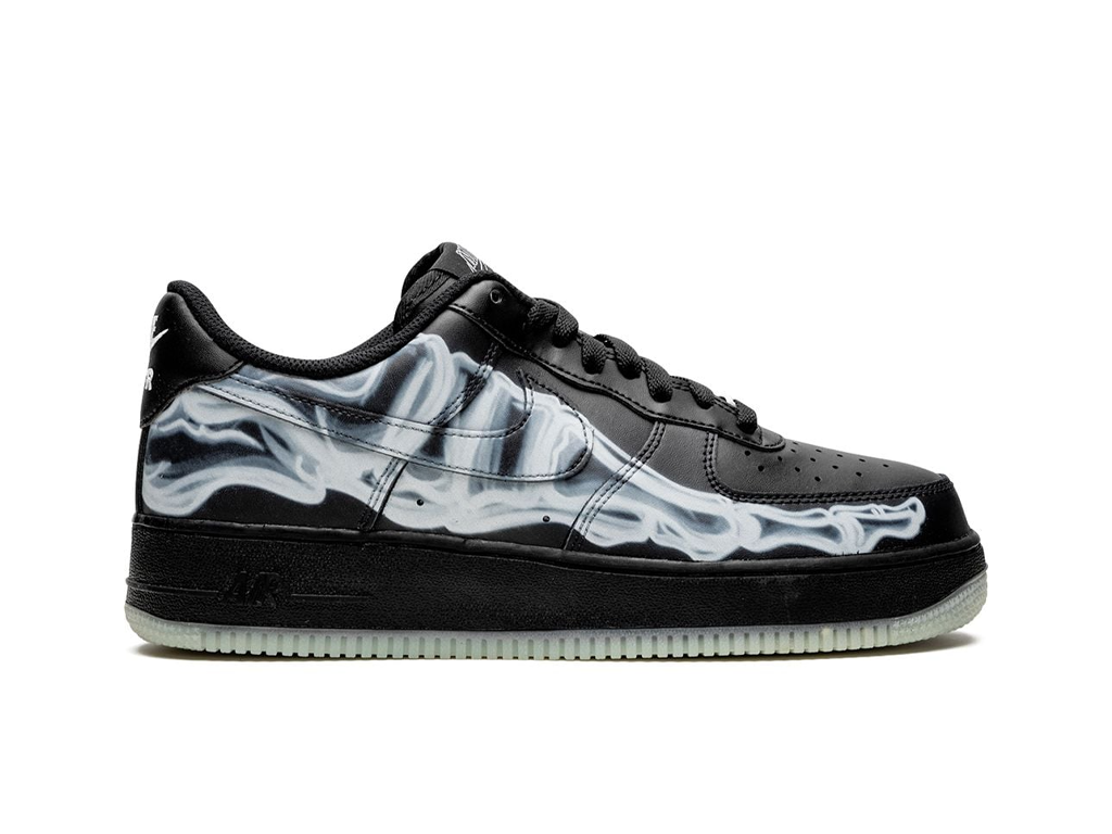Nike Air Force 1 Low Black Skeleton Halloween (2019)-sneakers-Nike-pikastore.cz