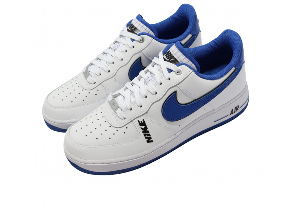 Nike Air Force 1 Low LV8 White Game Royal (GS)-sneakers-Nike-pikastore.cz