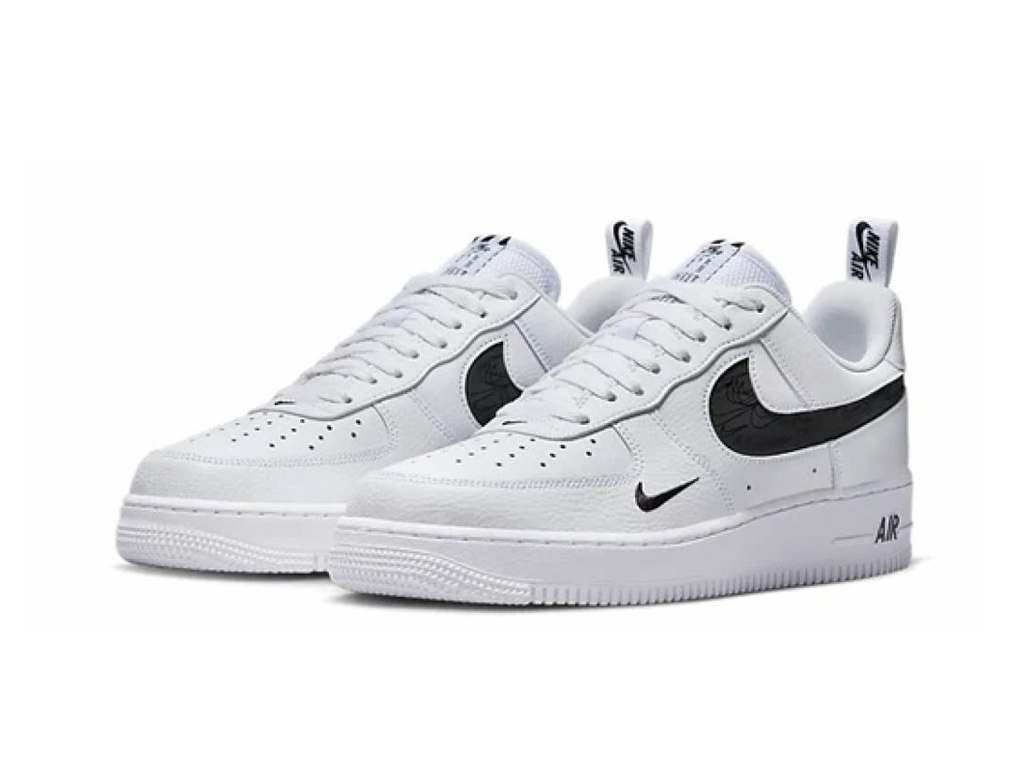 Nike Air Force 1 Low Reflective Swoosh White Black-sneakers-Nike-pikastore.cz