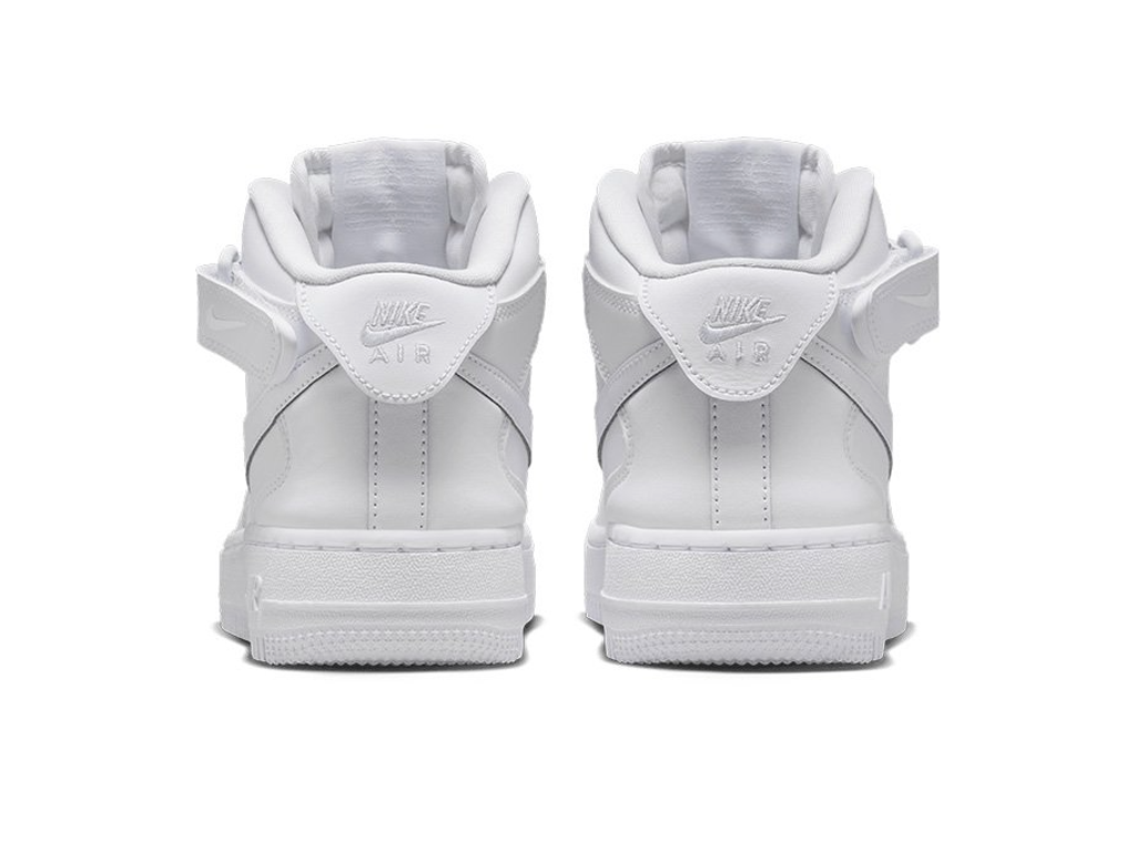 Nike Air Force 1 Mid EasyOn SE GS Triple White-Nike-pikastore.cz