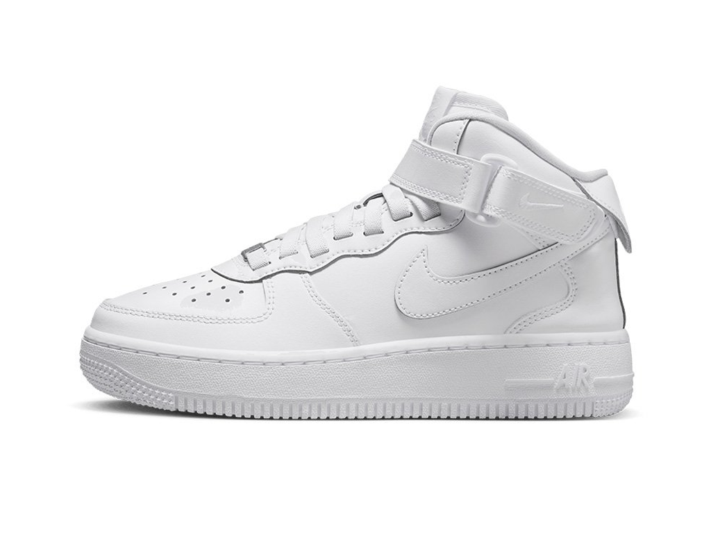 Nike Air Force 1 Mid EasyOn SE GS Triple White-Nike-pikastore.cz