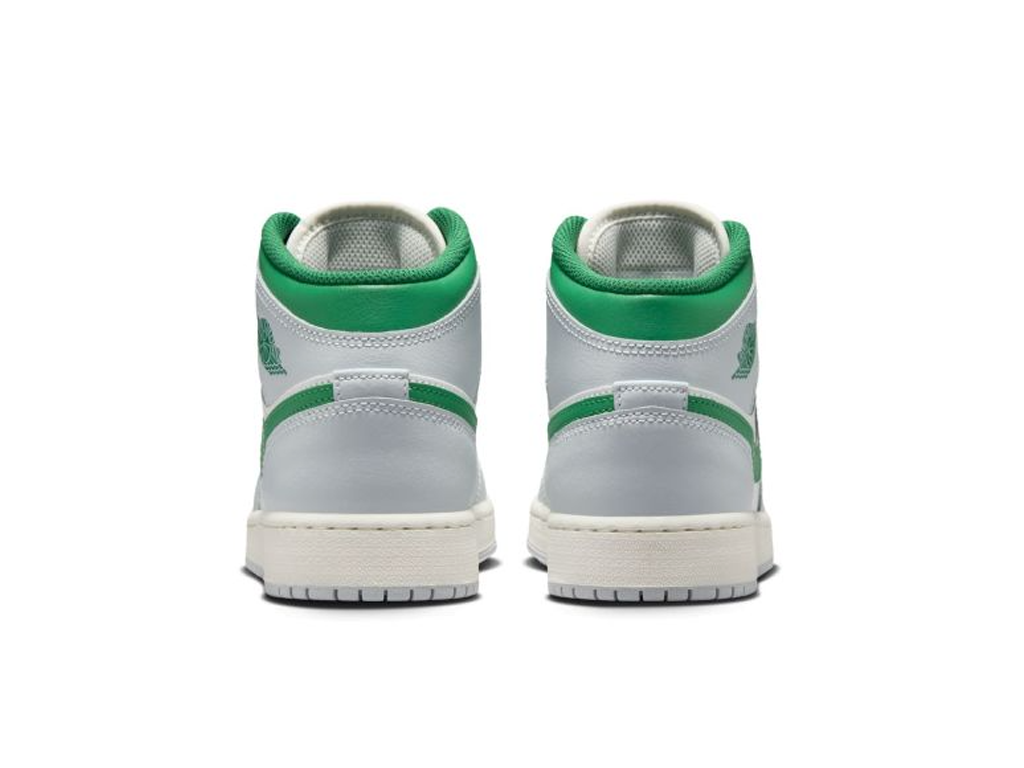 Nike Air Jordan 1 Mid GS Summit White Pine Green-Air Jordan-pikastore.cz