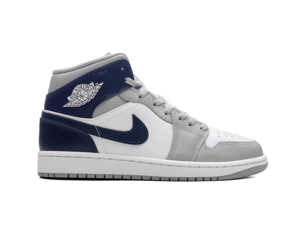 Nike Air Jordan 1 Mid Wolf Grey Midnight Navy-Air Jordan-pikastore.cz
