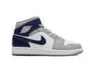 Nike Air Jordan 1 Mid Wolf Grey Midnight Navy-Air Jordan-pikastore.cz