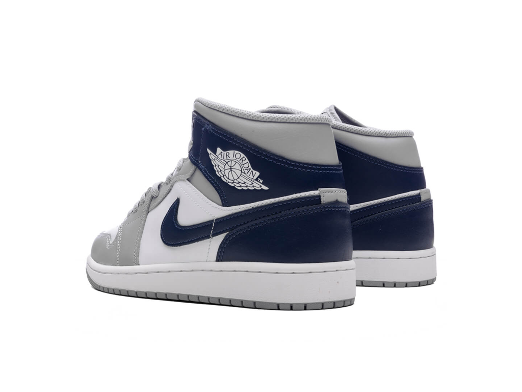 Nike Air Jordan 1 Mid Wolf Grey Midnight Navy-Air Jordan-pikastore.cz