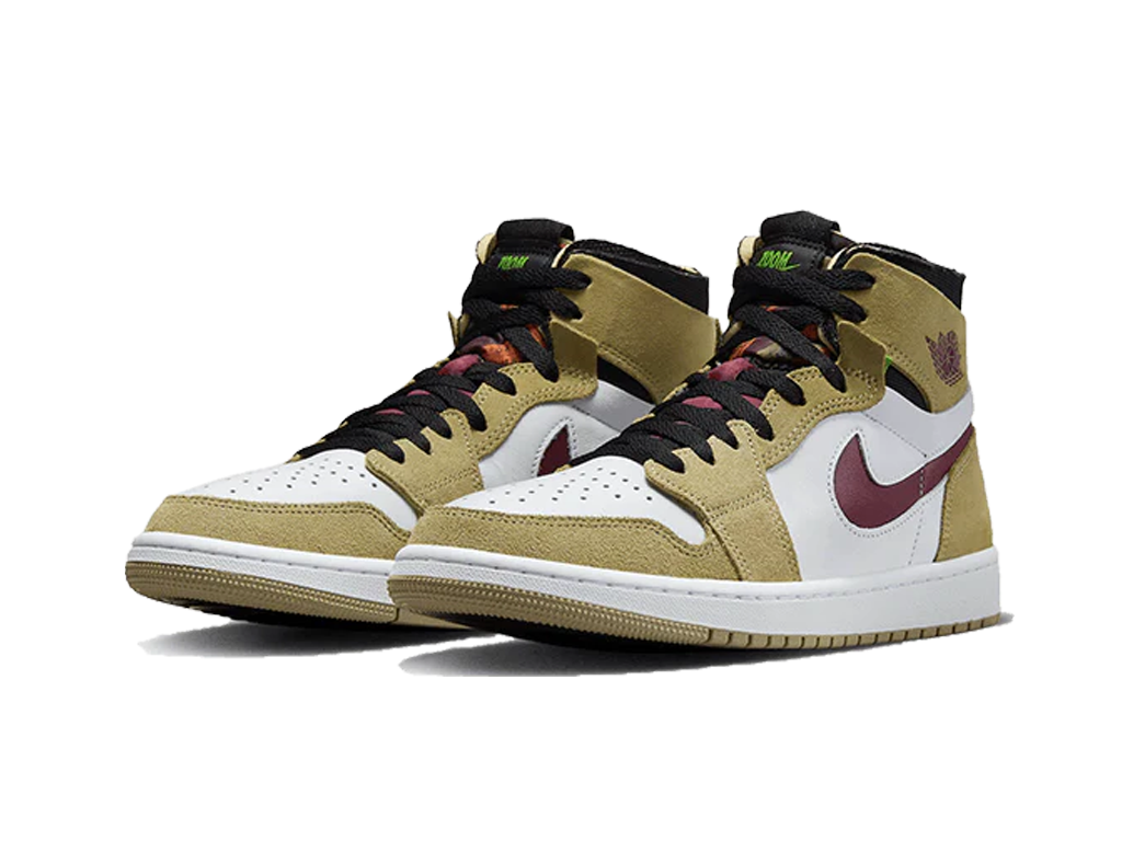 Nike Air Jordan 1 Zoom Comfort Neutral Olive Cherrywood-Air Jordan-pikastore.cz