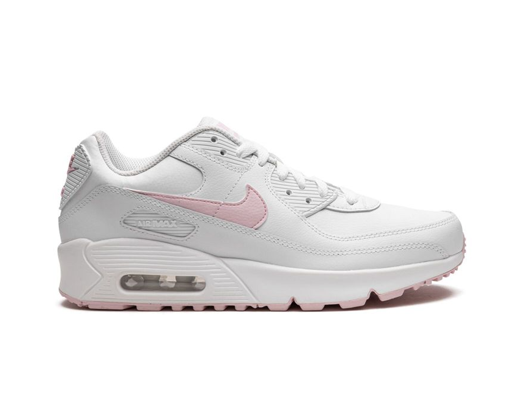 Nike Air Max 90 Leather GS White Pink Foam-Nike-pikastore.cz