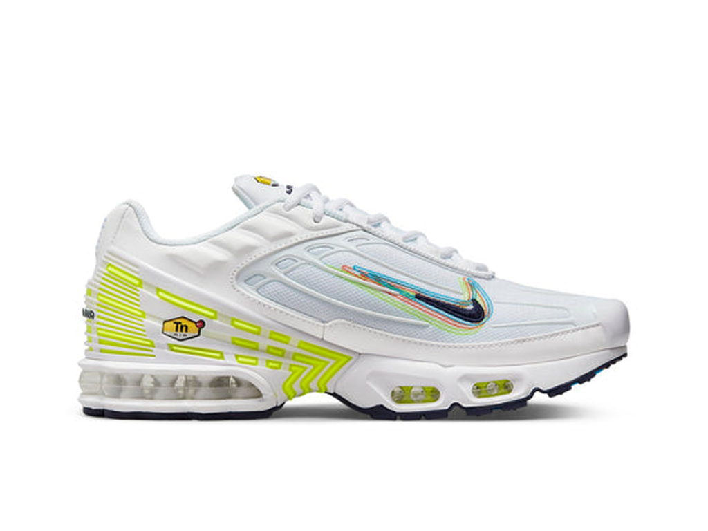 Nike Air Max Plus 3 3D Swoosh - White Volt-Nike-pikastore.cz